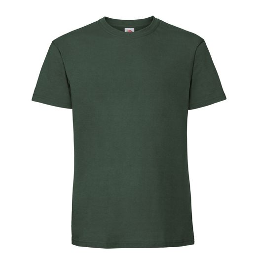 Fruit Of The Loom Men's Ring Spun Premium T-Shirt Bottle Green