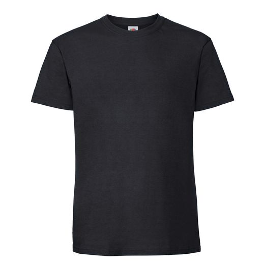 Fruit Of The Loom Men's Ring Spun Premium T-Shirt Black