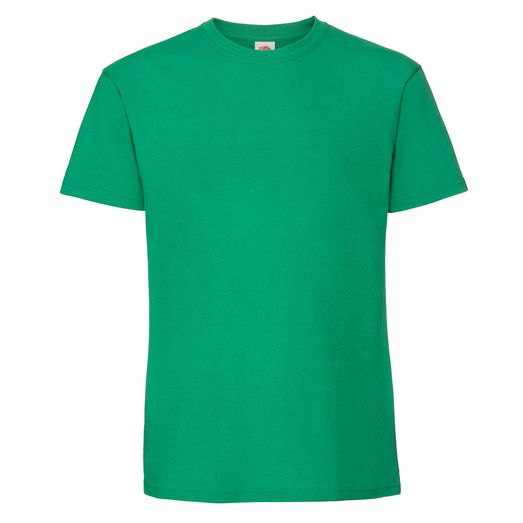 Fruit Of The Loom Men's Ring Spun Premium T-Shirt Kelly Green