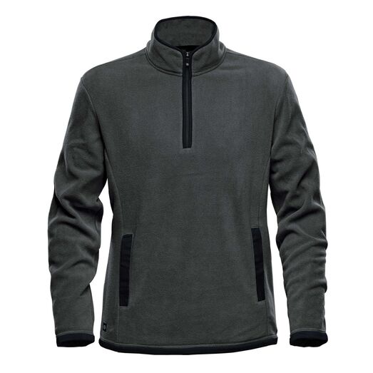 Stormtech Men's Shasta Tech Fleece 1/4 Zip Graphite Grey/Black