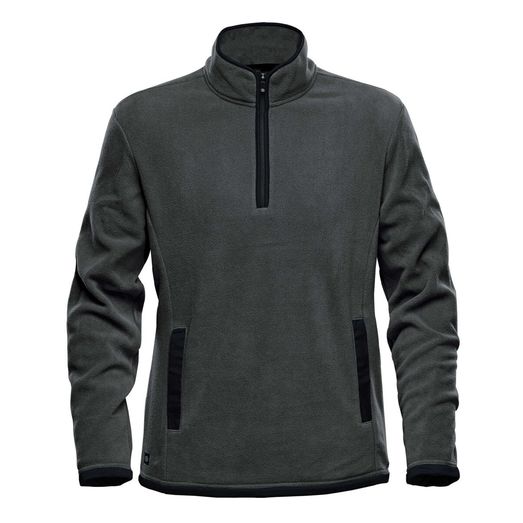 Stormtech Men's Shasta Tech Fleece 1/4 Zip Graphite Grey/Black