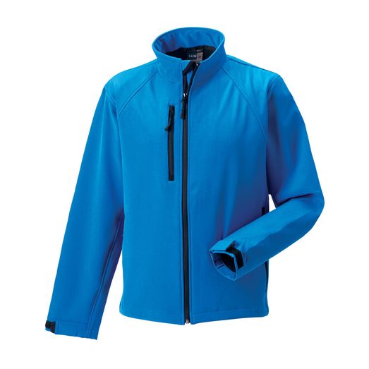 Russell Men's Softshell Jacket Azure Blue