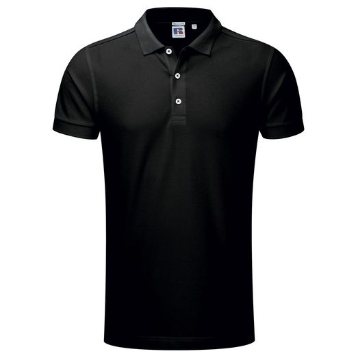 Russell Men's Stretch Polo Black