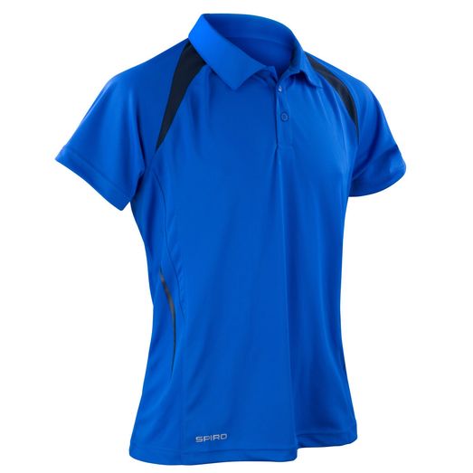 Spiro Men's Team Spirit Polo Shirt Royal/Navy