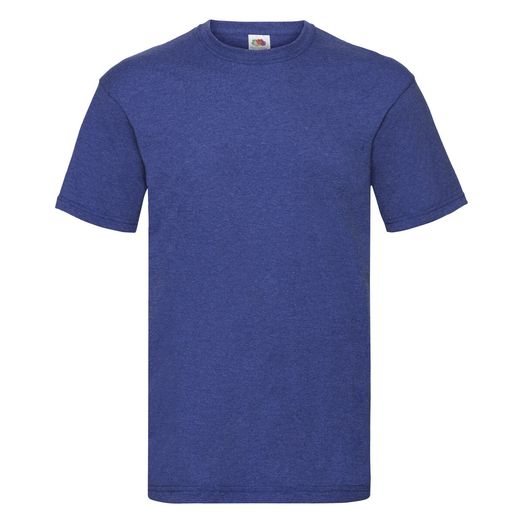 Fruit Of The Loom Men's Valueweight T-Shirt Retro Heather Royal