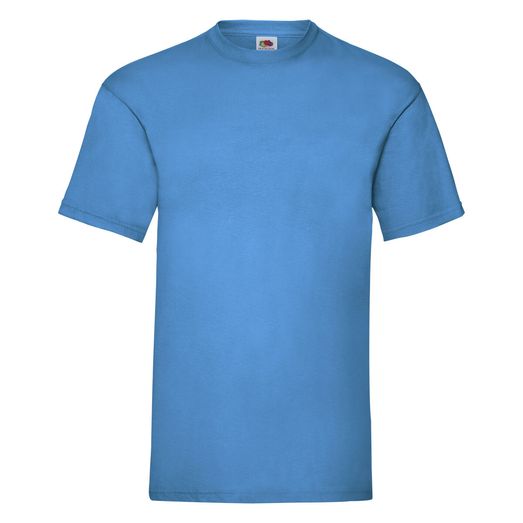 Fruit Of The Loom Men's Valueweight T-Shirt Azure Blue