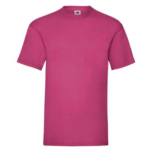 Fruit Of The Loom Men's Valueweight T-Shirt Fuchsia