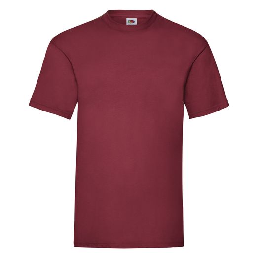 Fruit Of The Loom Men's Valueweight T-Shirt Brick Red