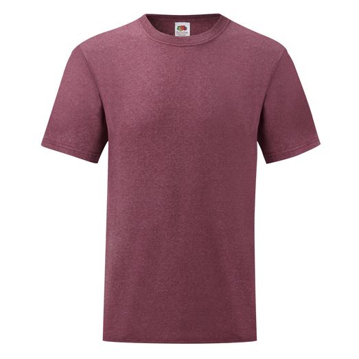 Fruit Of The Loom Men's Valueweight T-Shirt Heather Burgundy