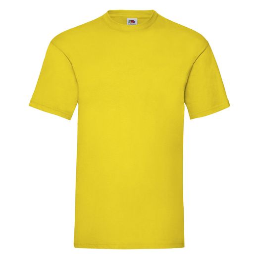 Fruit Of The Loom Men's Valueweight T-Shirt Yellow