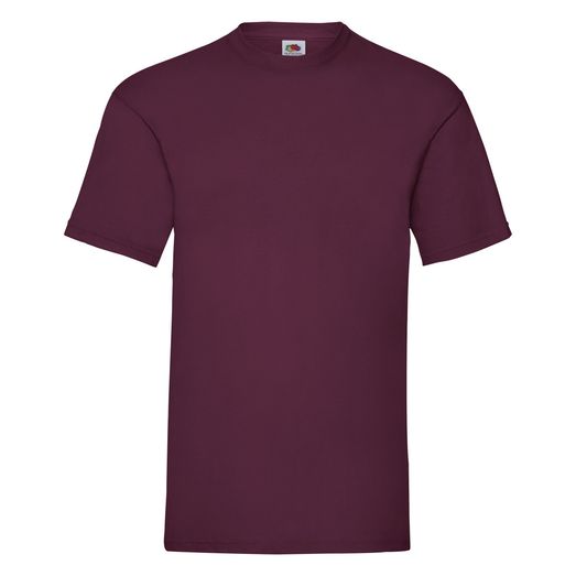 Fruit Of The Loom Men's Valueweight T-Shirt Burgundy
