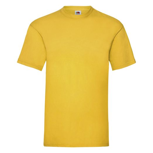 Fruit Of The Loom Men's Valueweight T-Shirt Sunflower