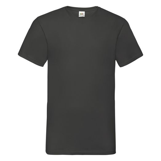 Fruit Of The Loom Men's Valueweight V-Neck T-Shirt Light Graphite