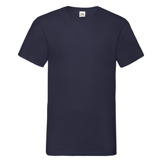Fruit Of The Loom Men's Valueweight V-Neck T-Shirt Deep Navy