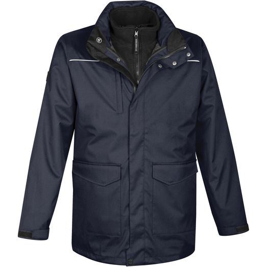 Stormtech Men's Vortex HD 3-in-1 System Parka Navy Blue