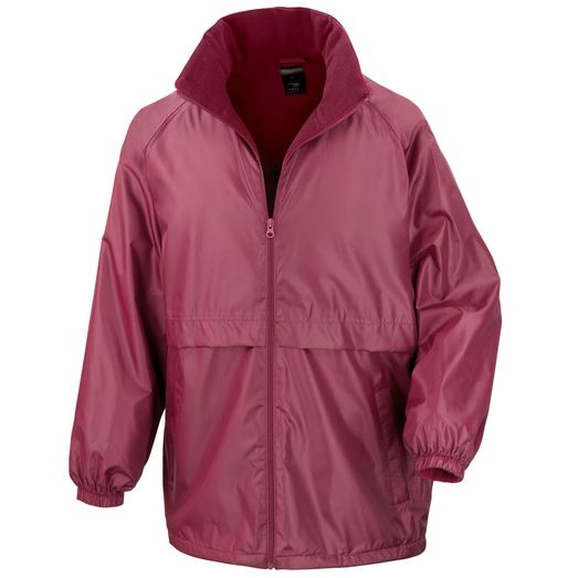 Result Core Microfleece Lined Jacket Burgundy