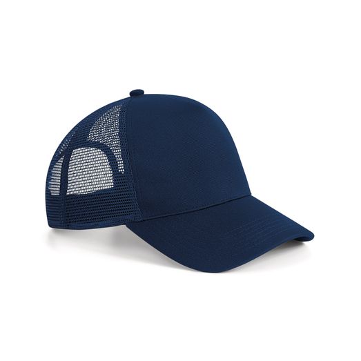 Beechfield  Microknit Snapback Trucker French Navy