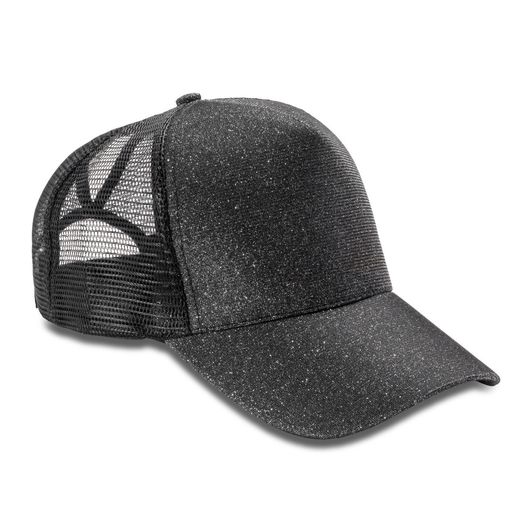 Result Headwear New York Sparkle Cap Black