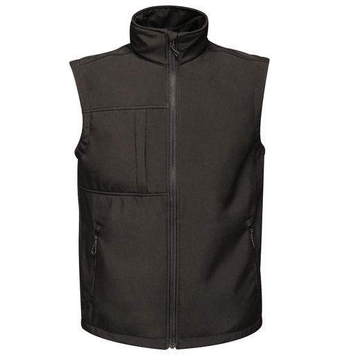 Regatta Octagon II Men's 3 Layer Printable Softshell Bodywarmer Black