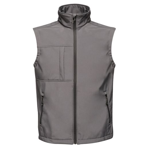 Regatta Octagon II Men's 3 Layer Printable Softshell Bodywarmer Seal Grey