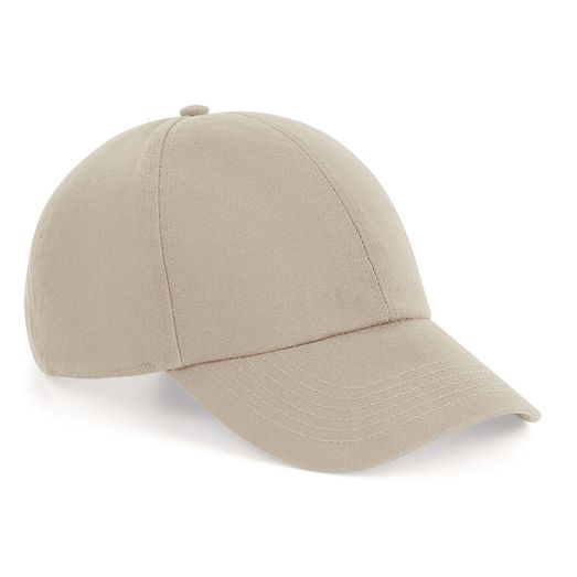 Beechfield  Organic Cotton 6 Panel Cap Sand