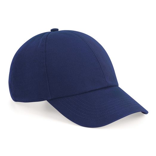 Beechfield  Organic Cotton 6 Panel Cap Oxford Navy