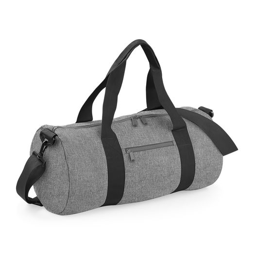 Bagbase Original Barrel Bag Grey Marl/Black
