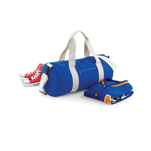 Bagbase Original Barrel Bag Bright Royal/off White