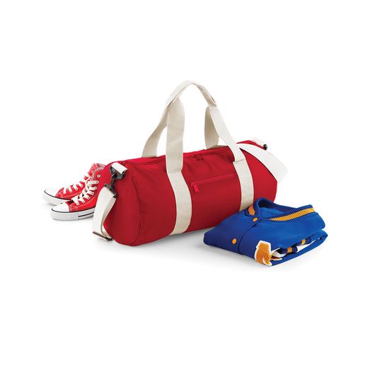 Bagbase Original Barrel Bag Classic Red/Off White