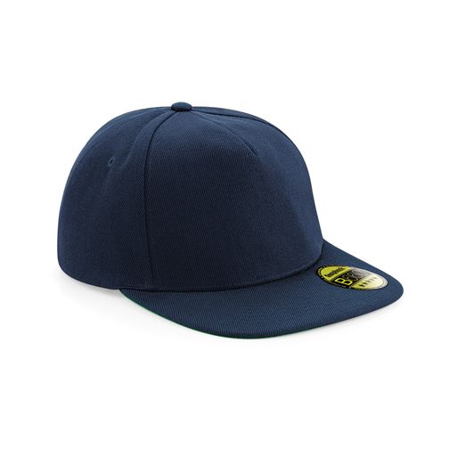 Beechfield  Original Flat Peak Snapback French Navy/French Navy
