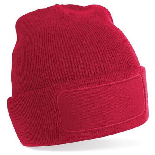Beechfield  Original Patch Beanie Classic Red