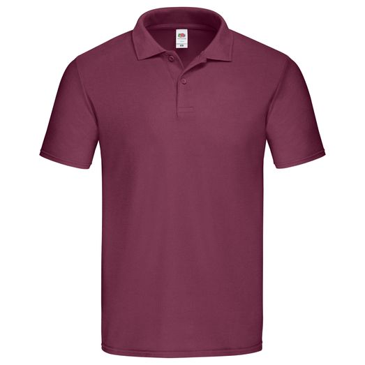 Fruit Of The Loom Original Polo Burgundy