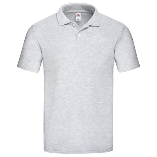 Fruit Of The Loom Original Polo Heather Grey