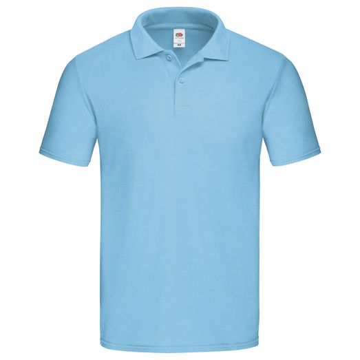 Fruit Of The Loom Original Polo Sky Blue