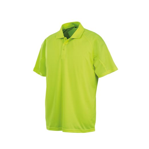 Spiro Impact Performance Air Cool Polo Flo Yellow