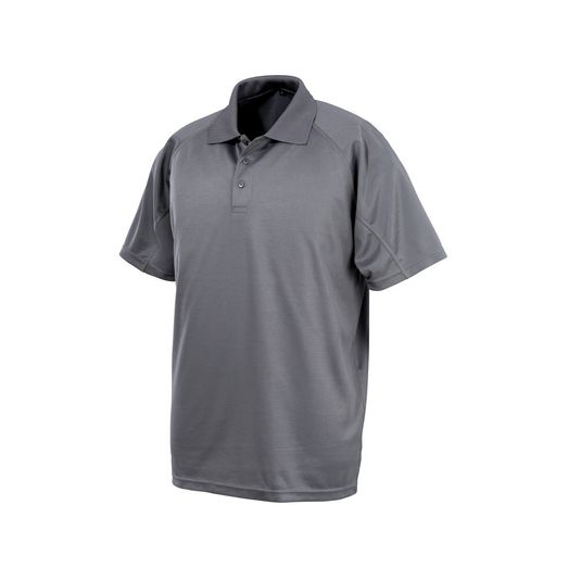 Spiro Impact Performance Air Cool Polo Grey