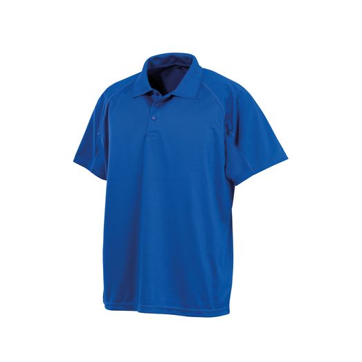 Spiro Impact Performance Air Cool Polo Royal Blue