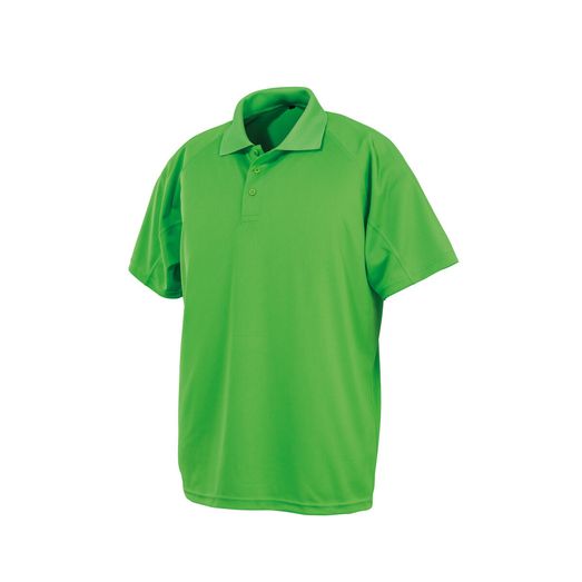 Spiro Impact Performance Air Cool Polo Lime