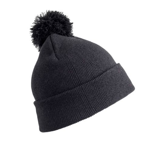 Result Winter Essentials Pom Pom Beanie Black