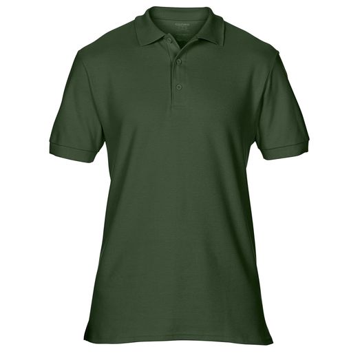Gildan Premium Cotton® Adult Double Piqué Polo Forest Green