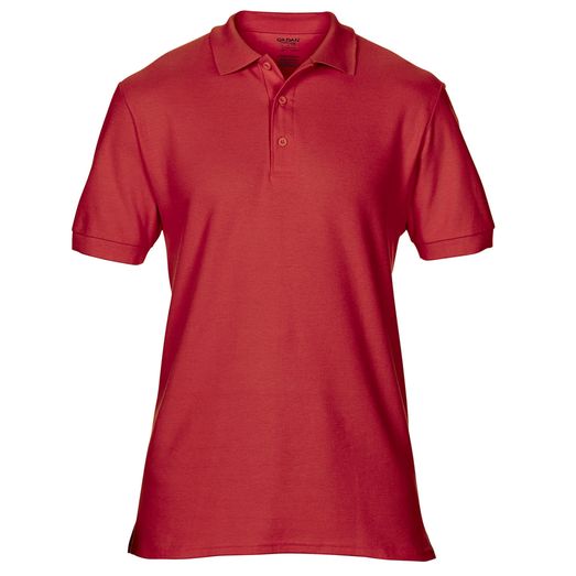 Gildan Premium Cotton® Adult Double Piqué Polo Red