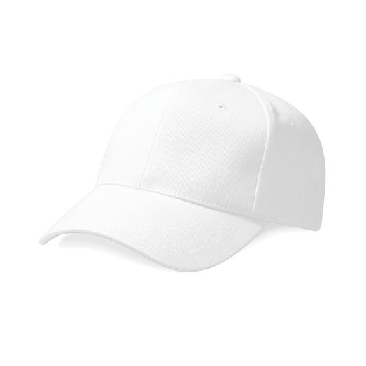 Beechfield  Pro-Style Heavy Brushed Cotton Cap White