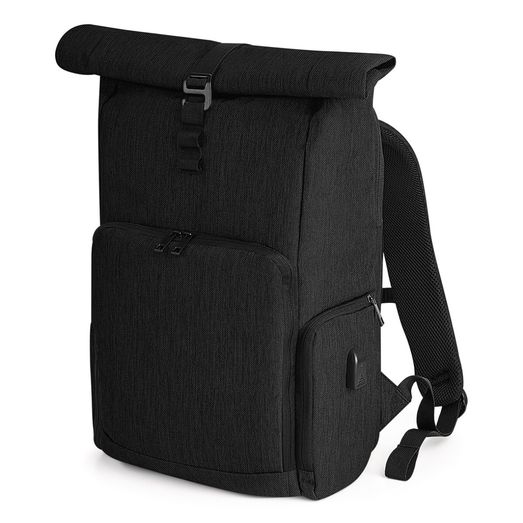 Quadra Q-Tech Charge Roll-Up Backpack Black