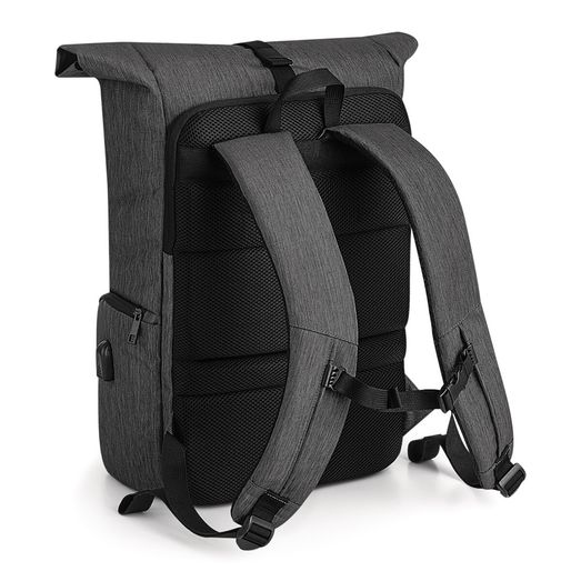 Quadra Q-Tech Charge Roll-Up Backpack Granite Marl