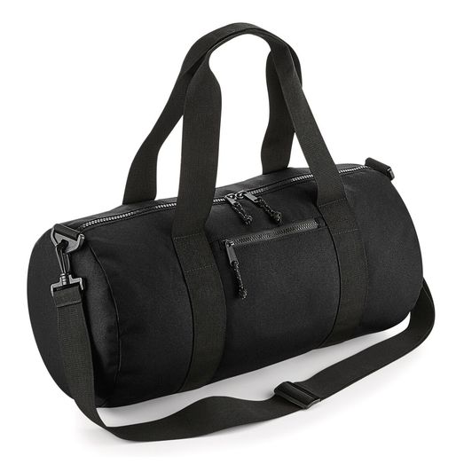 Bagbase Recycled Barrel Bag Black