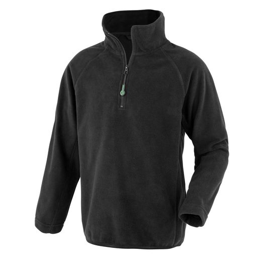 Result Genuine Recycled Recycled Junior Microfleece Top Black