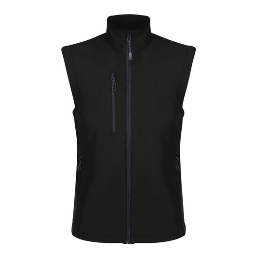 REGATTA HONESTLY MADE Recycled Printable Softshell Bodywarmer Black