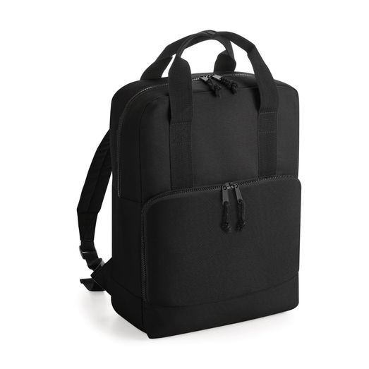 Bagbase Recycled Twin Handle Cooler Backpack Black