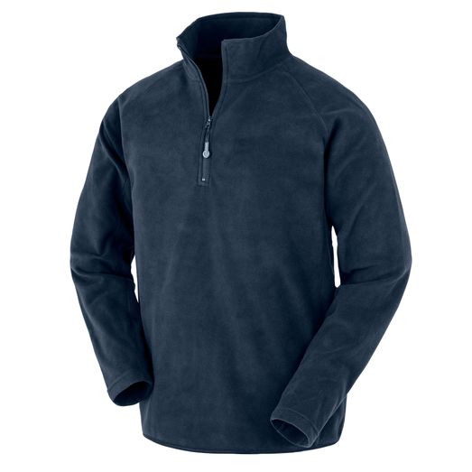 Result Genuine Recycled Recycled Unisex Microfleece Top Navy Blue