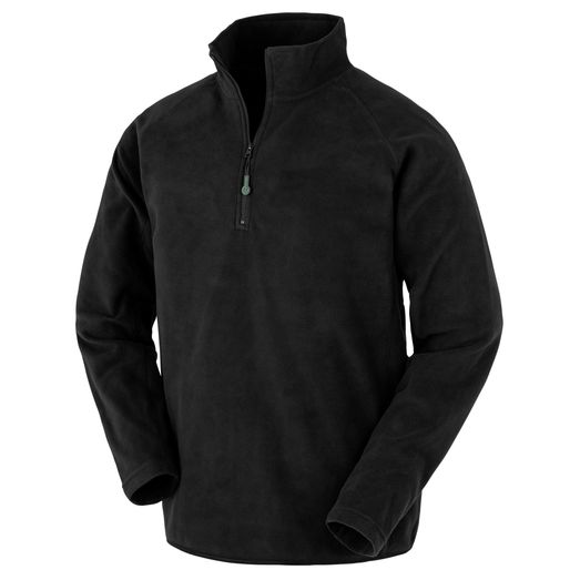 Result Genuine Recycled Recycled Unisex Microfleece Top Black